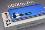 Nuevo Vivo T5 Ultra: Smartphone con batería de 8000mAh, 12GB de RAM y 256GB de almacenamiento para máximo rendimiento